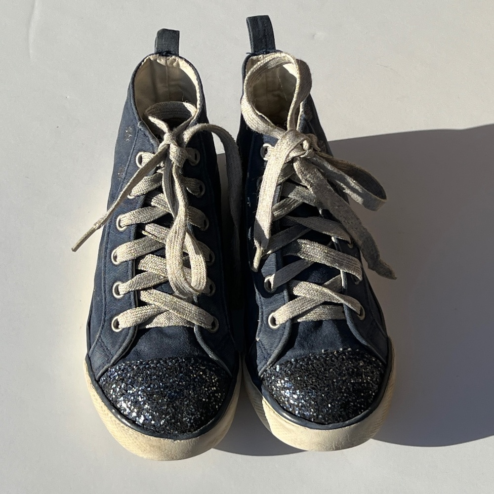 Gymboree Blue High-Top Sneakers | Girls Size 12